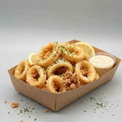 Popierinis užkandžiu indelis street food maistui