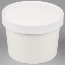 soupcup indelis 480ml baltas su popieriniu dangteliu