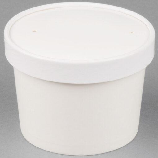 soupcup indelis 480ml baltas su popieriniu dangteliu