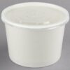 Apvalus baltas popierinis indelis 480ml