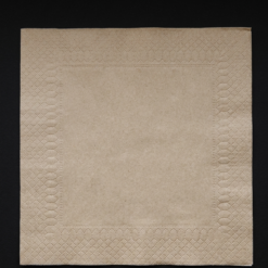 Popierinės stalo servetėlės 33x33 šviesiai rudos