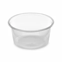Plastikinis skaidrus indelis padažui PET 80ml