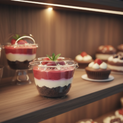 Apvalus desertinis indelis tripot 300