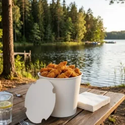 Kibirelis-vistienai-chicken-bucket-baltas-2.6L su dangteliu