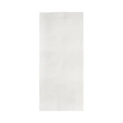 Baltas riebalams atsparus maišelis 12.5×28