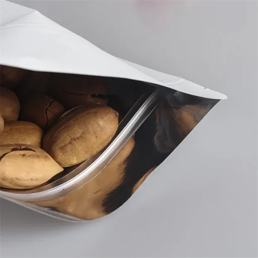 Doy-pack maišelis popierinis baltas