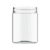 Plastikinis apvalus skaidrus indelis 1000 ml