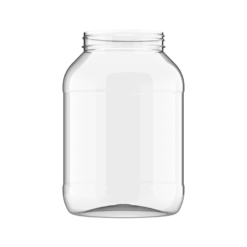 Plastikinis apvalus skaidrus indelis 3000 ml