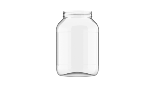Plastikinis apvalus skaidrus indelis 3000 ml