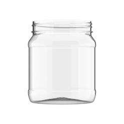 Plastikinis apvalus skaidrus indelis 1000 ml