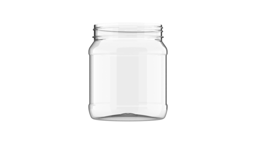 Plastikinis apvalus skaidrus indelis 1000 ml