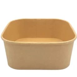 Popierinė kvadratinė maisto dėžutė 1400ml