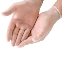 vinilinės pirštinės be pudros