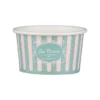 Popierinis indelis ledams mėlynas 120ml 4oz
