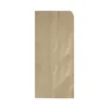 Riebalams atsparus rudas maišelis 12.5 x 21 cm