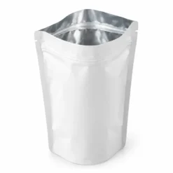 Baltas plastikinis Doypack maišelis aliuminio vidumi 2000ml